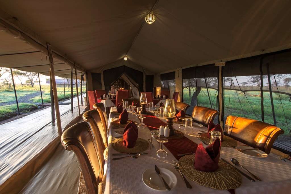Karibu Camps And Lodges Sametu Camp Serengeti Robanda Restaurante foto